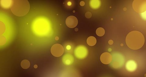 Abstract Glowing Circles in Technology Ambient Background