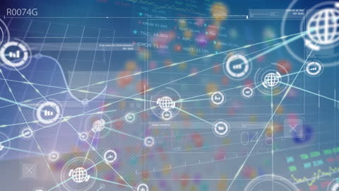 Digital Network Interface with Data Analysis Overlay