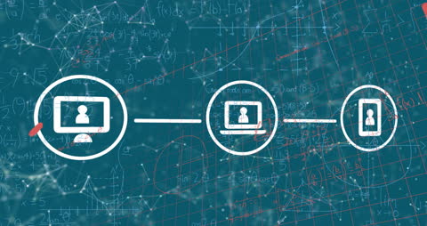 Digital Data Processing with Mathematical Equations and Icons