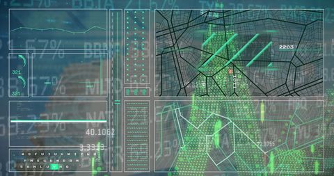 Futuristic Digital Interface with Data and Networking Connections - Download Free Stock Images Pikwizard.com