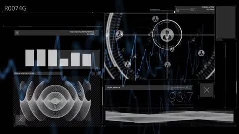 Futuristic Data Interface with Dynamic Graphs