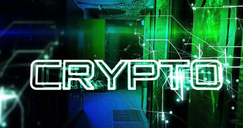 Futuristic Digital Crypto Concept with Global Connections - Download Free Stock Images Pikwizard.com