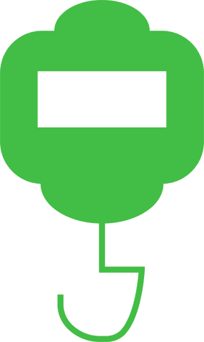 transparent green cloud icon with hook for digital design - Download Free Stock Videos Pikwizard.com