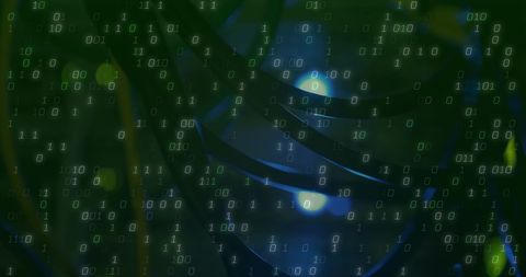 Binary Code Overlay on Data Servers for Tech Concept - Download Free Stock Images Pikwizard.com