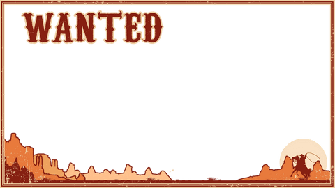 transparent wanted poster with cowboy and desert terrain - Download Free Stock Videos Pikwizard.com