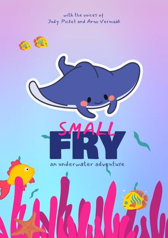Colorful Children's Film Poster Featuring Happy Stingray - Download Free Stock Templates Pikwizard.com