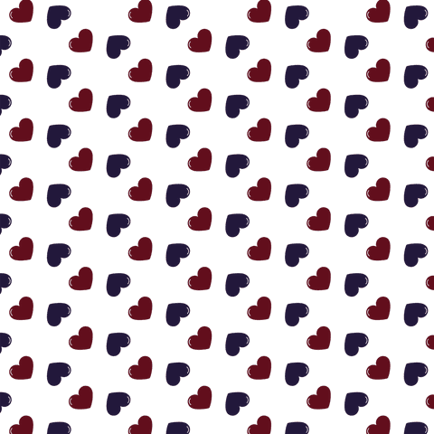 Claret and Blue Hearts Pattern on Transparent Background - Download Free Stock Videos Pikwizard.com