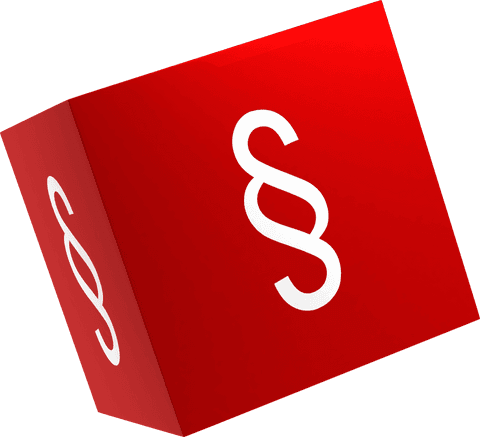 Transparent 3D Red Cube with White Section Symbol on Each Side - Download Free Stock Videos Pikwizard.com
