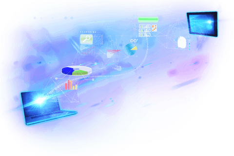 Futuristic Communication and Connection Concept on Transparent Background - Download Free Stock Videos Pikwizard.com