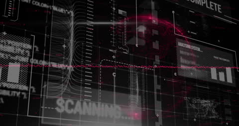 Digital Interface with Futuristic Programming Elements