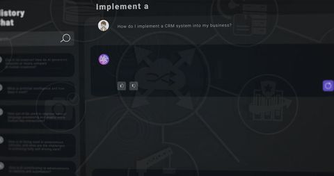 Digital Ai Chat Interface with Networking Overlay - Download Free Stock Images Pikwizard.com