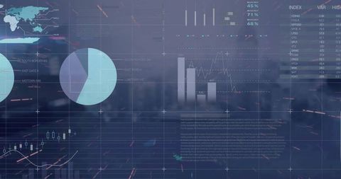 Global Finance Scanning with Cityscape Background - Download Free Stock Images Pikwizard.com