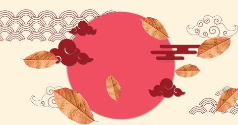 Chinese Traditional Elements on Cream Background - Download Free Stock Images Pikwizard.com