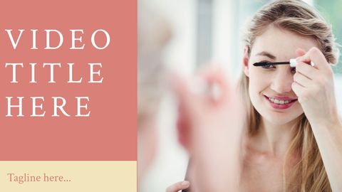 Woman Applying Mascara for Beauty Tutorial and Everyday Elegance - Download Free Stock Templates Pikwizard.com
