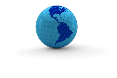 transparent 3d rotating globe representation earth map blue - Download Free Stock Videos Pikwizard.com
