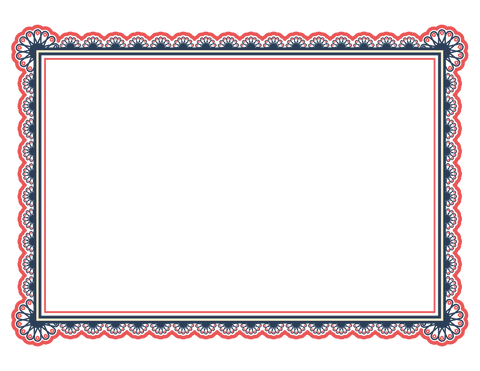decorative patterned frame with copy space on transparent background - Download Free Stock Videos Pikwizard.com