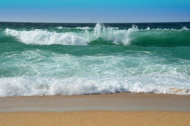 Atlantic beach blue coast - Download Free Stock Photos Pikwizard.com