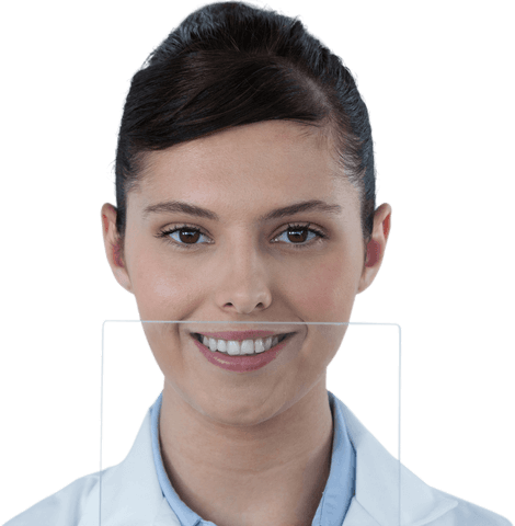 Transparent Concept: Female Doctor with Healthcare Tablet Technology - Download Free Stock Videos Pikwizard.com
