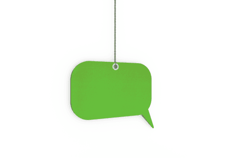 Green Transparent Speech Bubble Tag with Metal Chain - Download Free Stock Videos Pikwizard.com