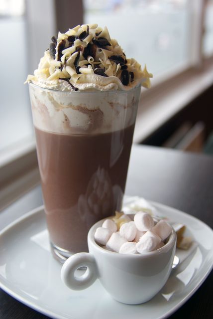 Hot Chocolate with Whipped Cream and Chocolate Shavings - Download Free Stock Photos Pikwizard.com