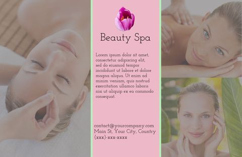 Tranquil Beauty Spa Template for Relaxation and Renewal - Download Free Stock Templates Pikwizard.com