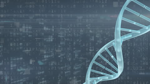 DNA Strand with Digital Data Elements