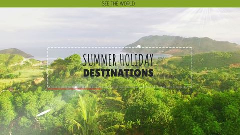 explore lush green holiday destinations under a radiant sky - Download Free Stock Templates Pikwizard.com
