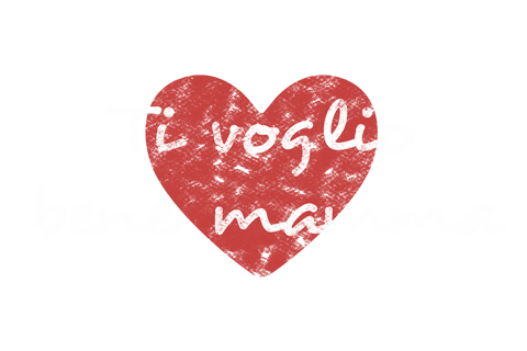 Heart with 'Ti Voglio Bene Mamma' Text on Transparent Background - Download Free Stock Videos Pikwizard.com