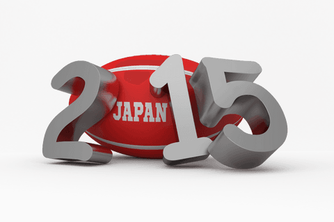 Japan rugby 2015 commemoration with transparent numbers