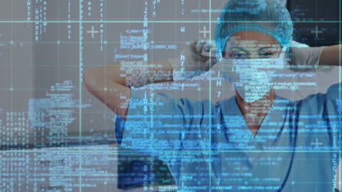 Medical Professional Integrating Technology in Operating Room