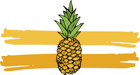 colorful transparent pineapple illustration close-up design - Download Free Stock Videos Pikwizard.com