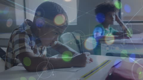 Diverse Schoolchildren Learning with Digital Network Overlay