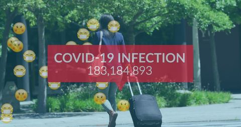 Global COVID-19 Pandemic with Infection Statistics Background - Download Free Stock Images Pikwizard.com