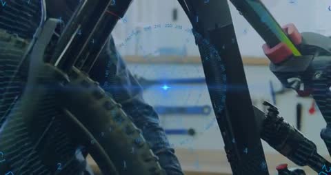 Augmented Reality Bike Repair: Mechanic Checking Fork Alignment and Headset Tuning