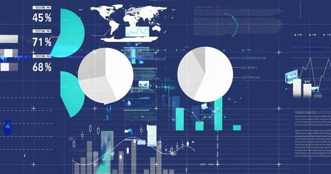 Data Visualization and Global Economy Concepts Integrated - Download Free Stock Images Pikwizard.com
