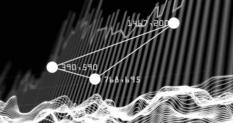 Futuristic Data Visualization with Digital Graphs