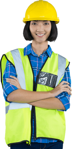 confident architect in safety gear transparent background - Download Free Stock Videos Pikwizard.com