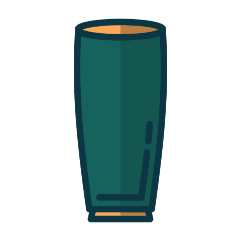 minimalist dark green cup illustration on transparent background - Download Free Stock Videos Pikwizard.com