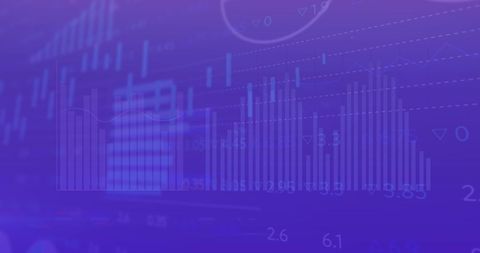 Abstract Stock Market and Data Analysis in Purple Hue - Download Free Stock Images Pikwizard.com