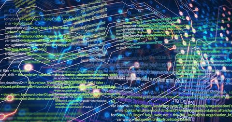 Abstract Digital Code and Data Visualization Concept - Download Free Stock Images Pikwizard.com