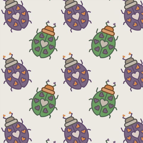 colorful ladybird pattern with hearts on transparent background - Download Free Stock Videos Pikwizard.com