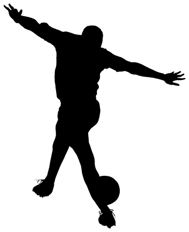 transparent silhouette of soccer player executing tricks - Download Free Stock Videos Pikwizard.com