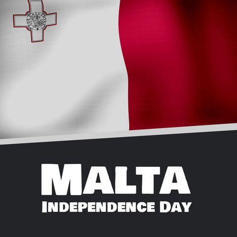 Malta Independence Day Celebration Concept with Flag Background