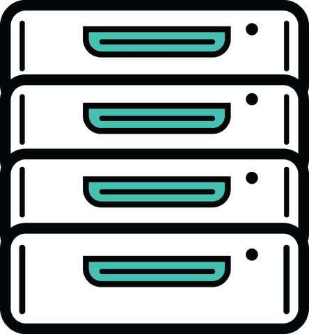 digital server icon on transparent background for computing - Download Free Stock Videos Pikwizard.com