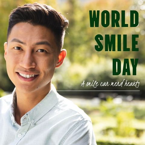 world smile day highlighting happiness and positivity - Download Free Stock Templates Pikwizard.com