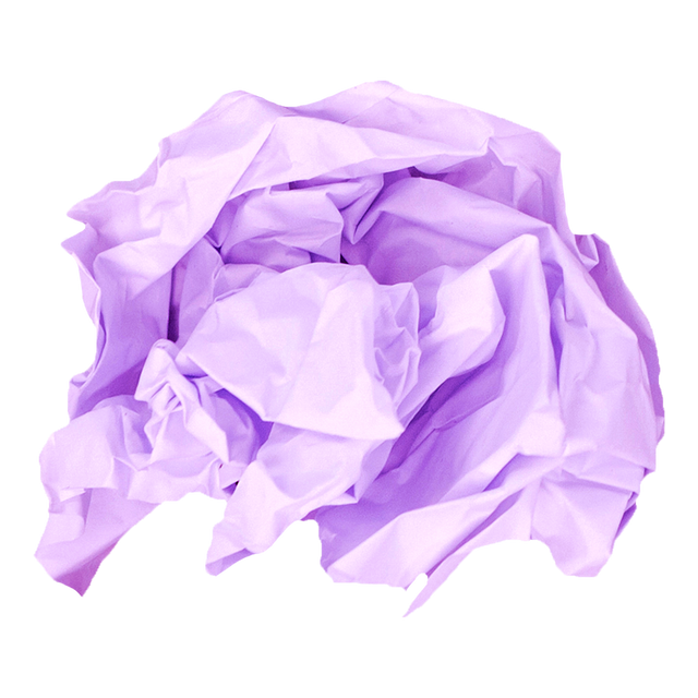 Crumpled Purple Sheet of Paper on Transparent Background, Vector Illustration - Download Free Stock Videos Pikwizard.com