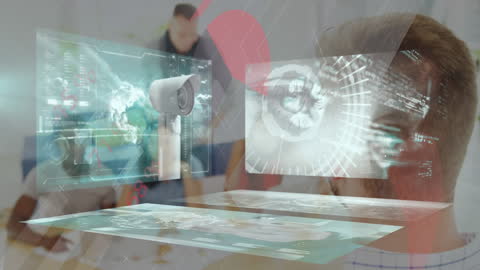 Innovative Technology and Digital Interface Concept