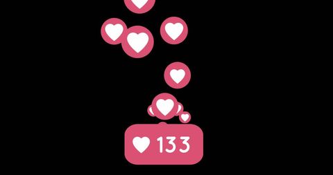 Social Media Heart Notification Icons - Download Free Stock Images Pikwizard.com