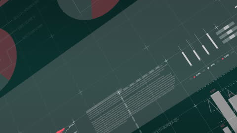 Futuristic Data Processing Design Overlays Digital Screen