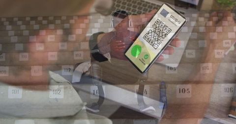 Mobile QR Code Health Pass and Advanced Prosthetics User